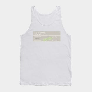 ANXIETY Label Tank Top